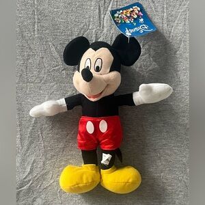 Disney Toy Factory Plush Mickey Mouse 10” tall